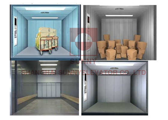 1000 kg-5000 kg Industriële magazijn Lift Guide Rail Hydraulische lading Lift Goederen Lift Fracht Lift Lading Lift