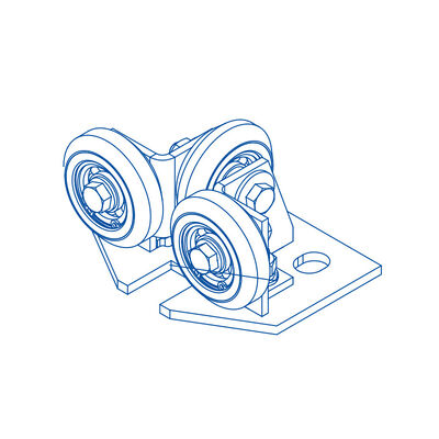 50 mm wieldiameter voor vaste rolleschoenen Lift liftonderdelen