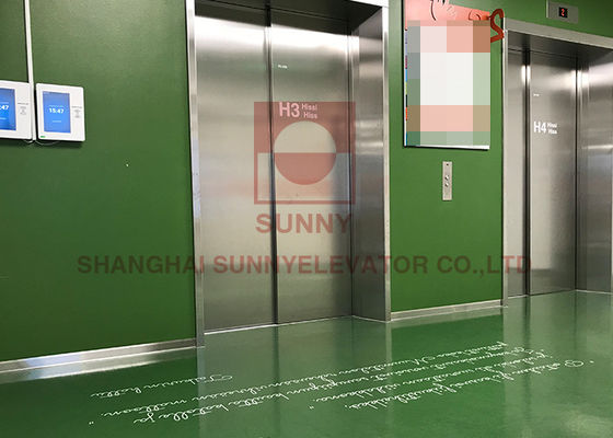 CHINA 1600 kg lading ISO9001 gecertificeerde ziekenhuislift met zijdelingse ingang voor medisch gebruik leverancier