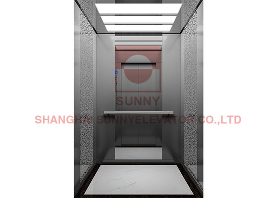 CHINA 450 kg belasting roestvrijstalen 304 villa-passagierslift met VVVF-besturingssysteem leverancier