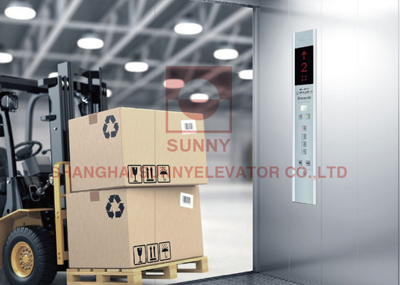 5000KG de capaciteit Geschilderde Lift van de Staalvracht met VVVF-het Systeem van de Liftcontrole
