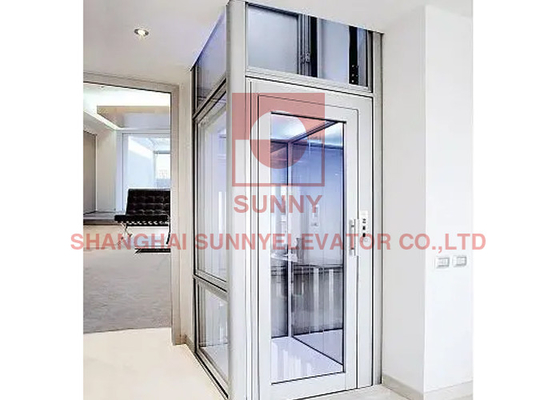 1.0~4.0m/S Centrum Opening deur Passagier Huis Lift Glazen hut Voor huis