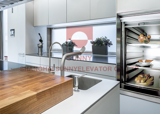 100kg Mini Dumbwaiter Elevator Food Lift voor Materiële Ladingsoverdracht