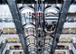 1600kg de panoramische Lift van de Glaslift met Hairline Roestvrij staal