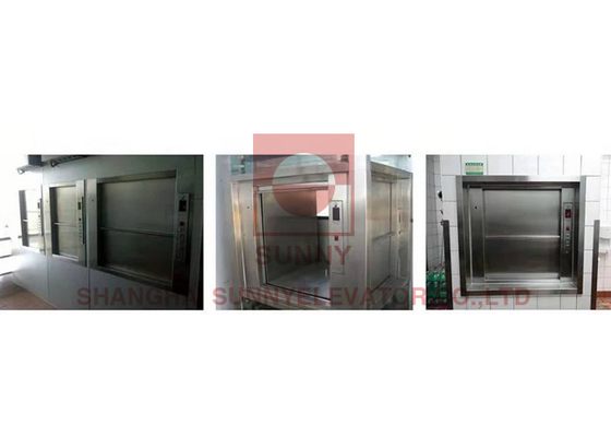100~500kgs Restaurant Keuken Voedsel Dumbwaiter Lift Feit Lift Lift Voor Hotel