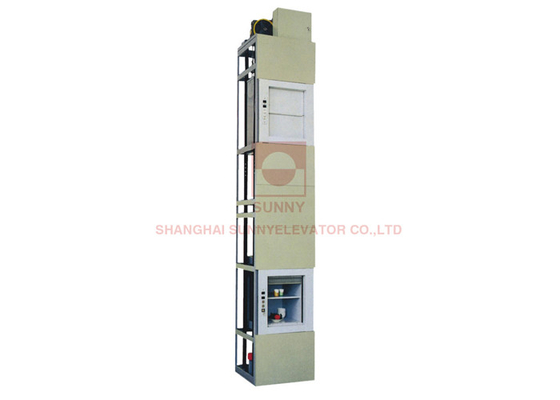 0.4m/S Keuken Voedsel Dumbwaiter Lift Met VVVF Frequency Modulation Technology