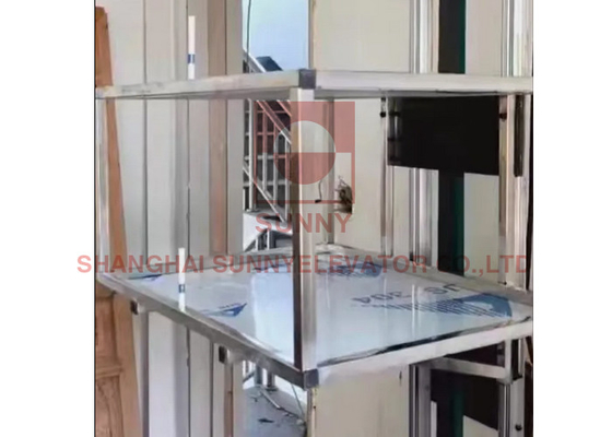Restaurant Keuken Mini Food Lift 100kg Dumbwaiter Lift Lift Modern 304 roestvrij staal