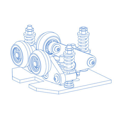 PU Materiaal Elastische Rolgeleiderschoenen Liftreparatie Onderdelen