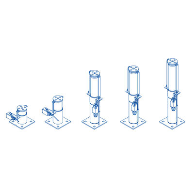 Toegangsliftonderdelen Lift-oliebuffer met een nominale snelheid ≤ 1,75 m/s