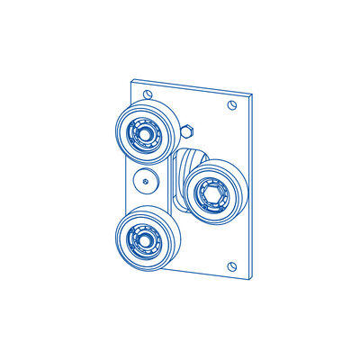 Lift rugzak Roller gids schoenen met materiaal PU onderdelen Lift