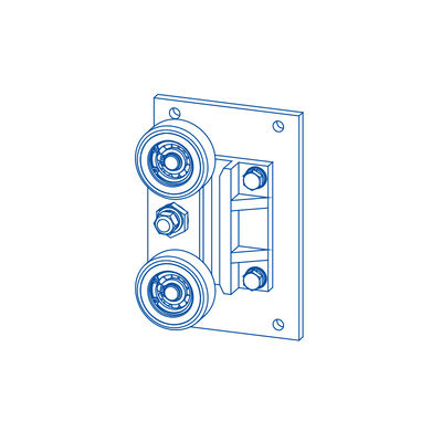 Lift rugzak Roller gids schoenen met materiaal PU onderdelen Lift