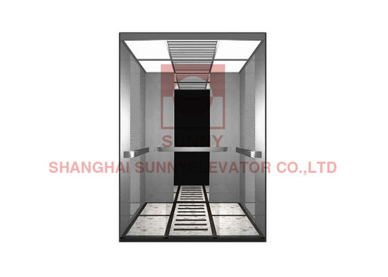 ISO9001 transparante de Machinezaal van de Glasobservatie VVVF Minder Lift