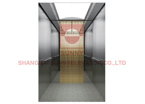 VVVF Gearless Mrl Machinekamer Zonder lift 2000 kg laadvermogen