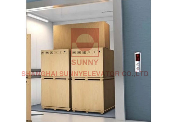 VVVF Drive Freight Elevator met 1000 kg laadvermogen en zijdeurontwerp