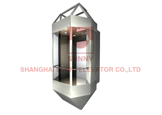 Beheer van de microprocessor VVVF Sightseeing Panorama glazen lift voor buiten of binnen