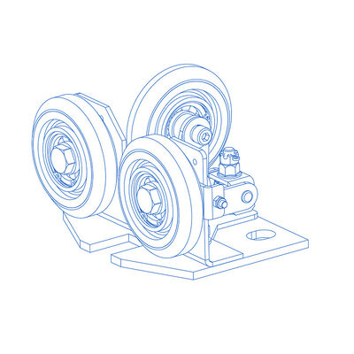 Rubber/PU-materiaal Semi-elastische gids voor rollerschoenen Veiligheidsonderdelen voor liften