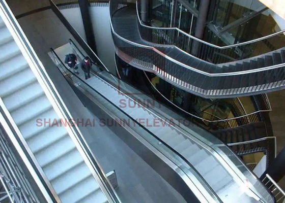 Drie cascade VVVF commerciële roltrap met roestvrij staal 304 structuur en 0,5m/s snelheid