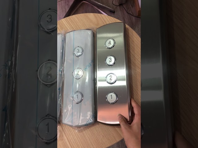 Liftwandmontage-LOP met getemperd glas dot matrix display voor liftonderdelen